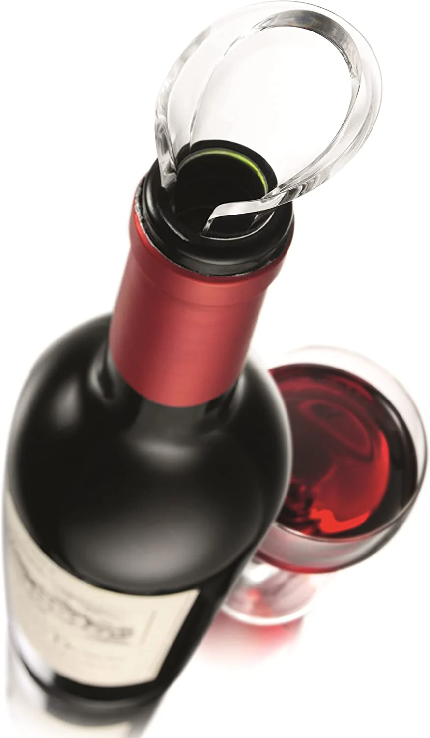 Vacu Vin J-Hook Wine Crystal Server Pourer – Set of 2 - Image 4