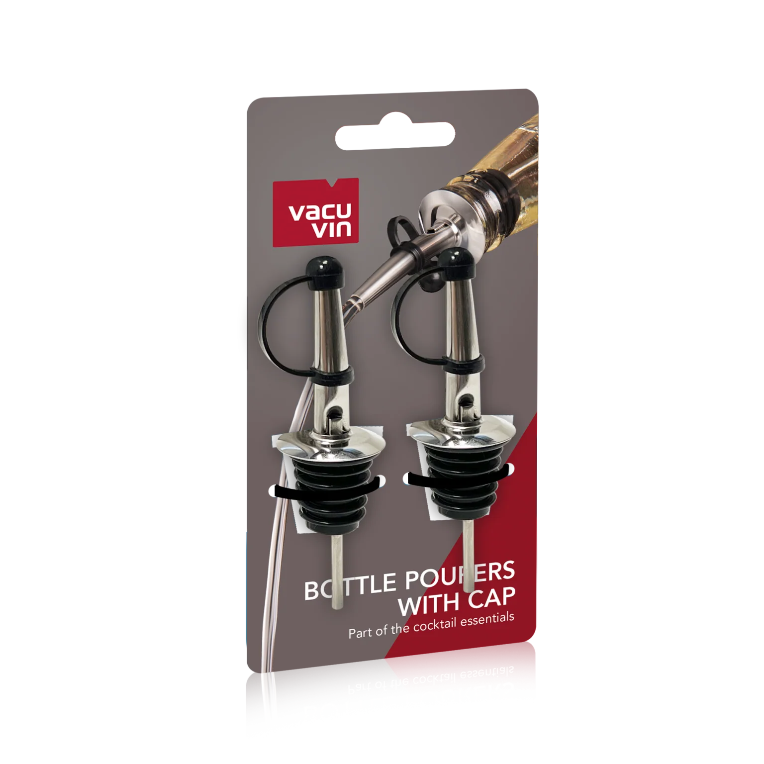 Vacu Vin Stainless Bottle Pourer – Set of 2 - Image 2