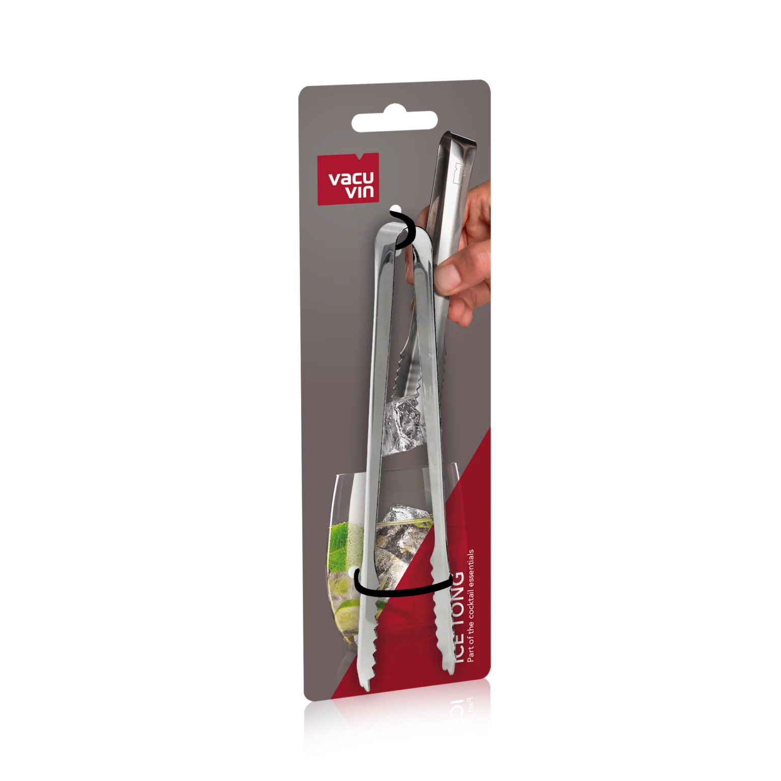 Vacu Vin Stainless Steel Ice Tongs - Image 2