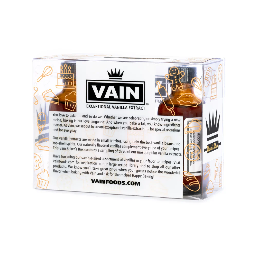 Vain Founder's Edition Vanilla Baker's Box Gift Set – Set of 3 - Image 2