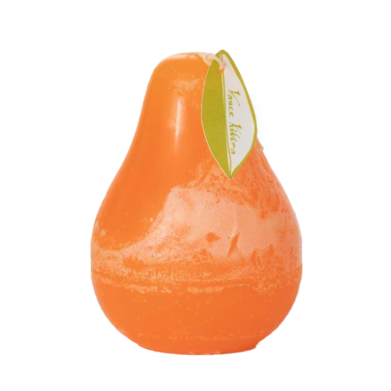 Vance Kitira Timber Pear Candle – Tangerine – 4.5"