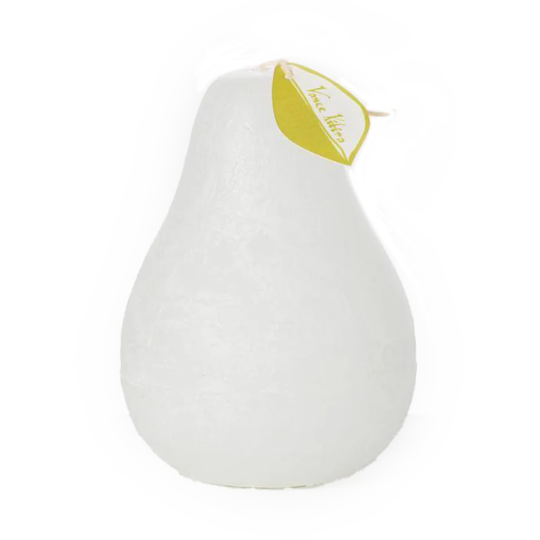Vance Kitira Timber Pear Candle – White – 4.5"
