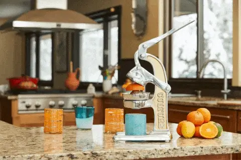 Verve Culture Artisan Manual Citrus Juicer – Small – Gold - Image 4