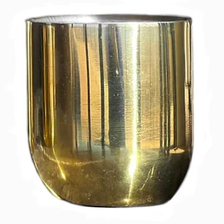 Verve Culture Stainless Steel Double Walled Mug β 8oz β Brass Finish