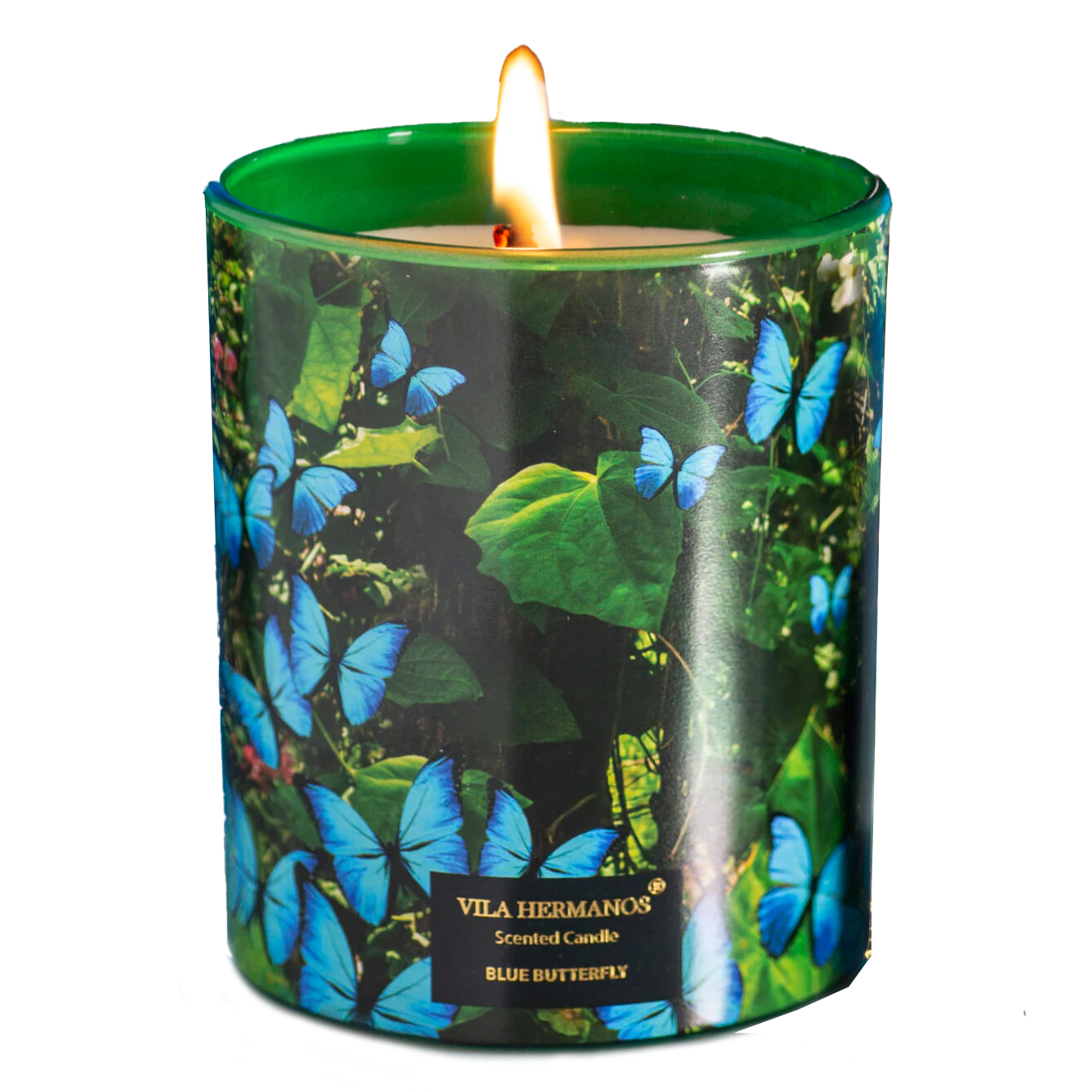 Vila Hermanos Blue Butterfly 3 Wick Scented Candle β 21oz.