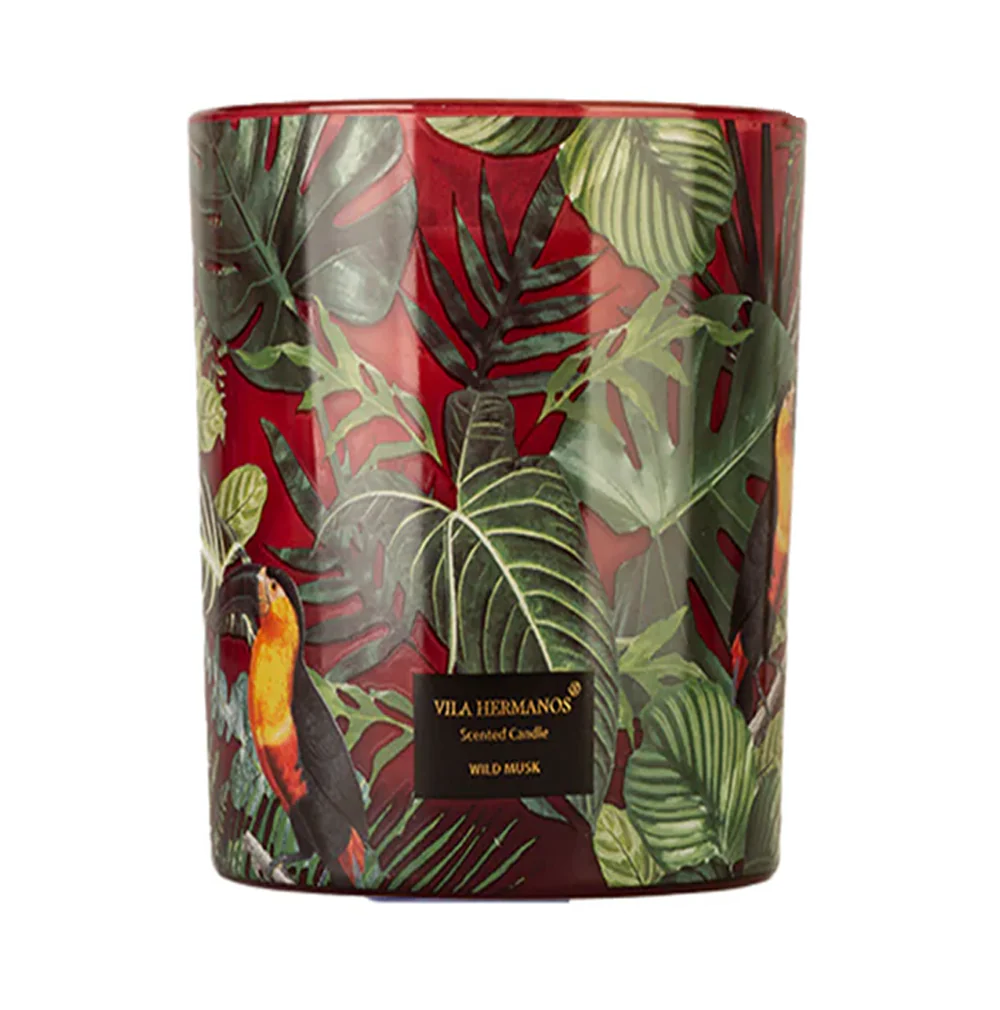 Vila Hermanos Jungletopia Wild Musk – Scented Candle – 7oz. - Image 2