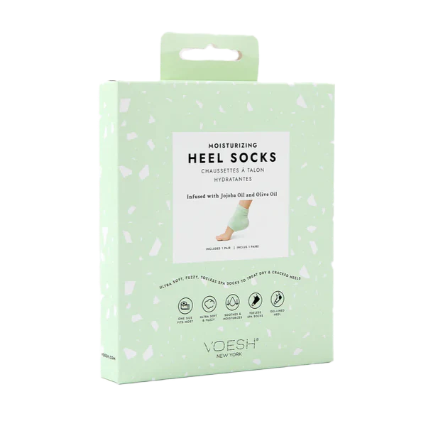 Voesh Footcare – Moisturizing Heel Socks – Green