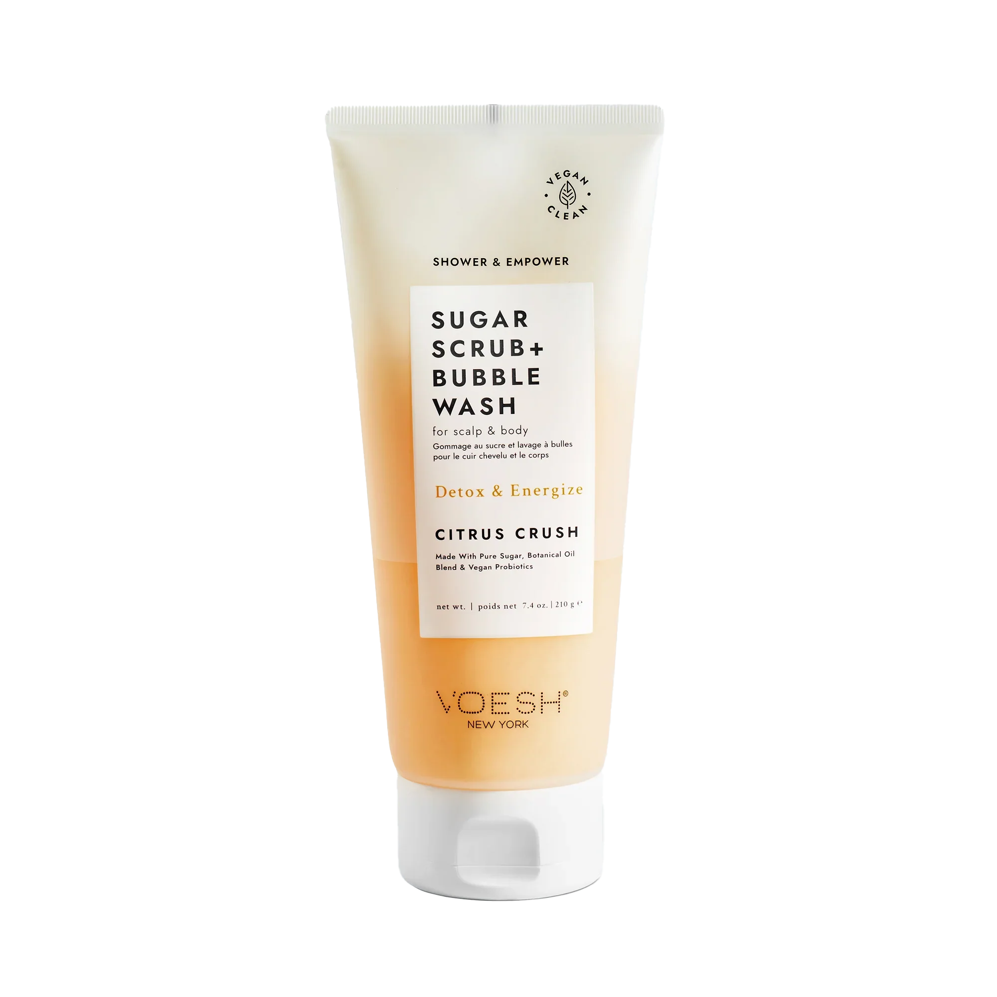 Voesh Sugar Scrub & Bubble Wash – 7.4 oz – Citrus Crush - Image 3