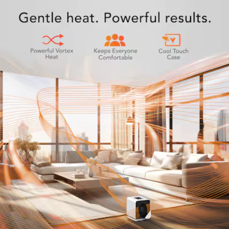 Vornado Velocity Cube 5S Whole Room Space Heater β White - Image 4