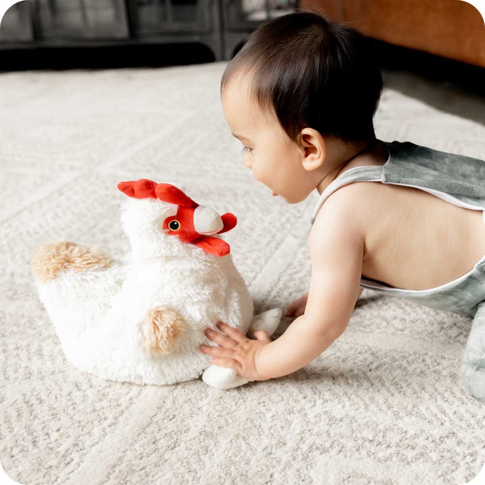Warmies β Microwavable Lavender Scented Weighted Plush Animals β Chicken - Image 6