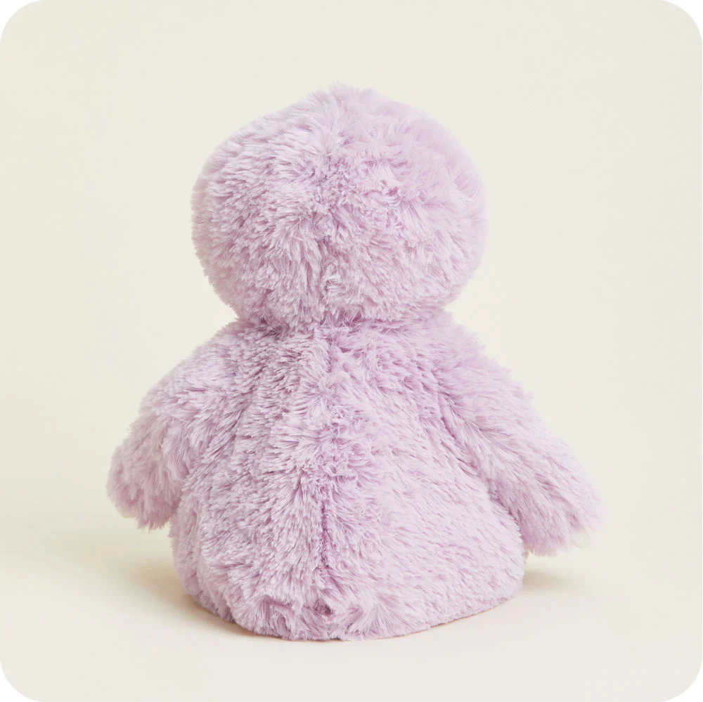 Warmies Microwavable Lavender Scented Weighted Plush Animals – Purple Sloth - Image 4