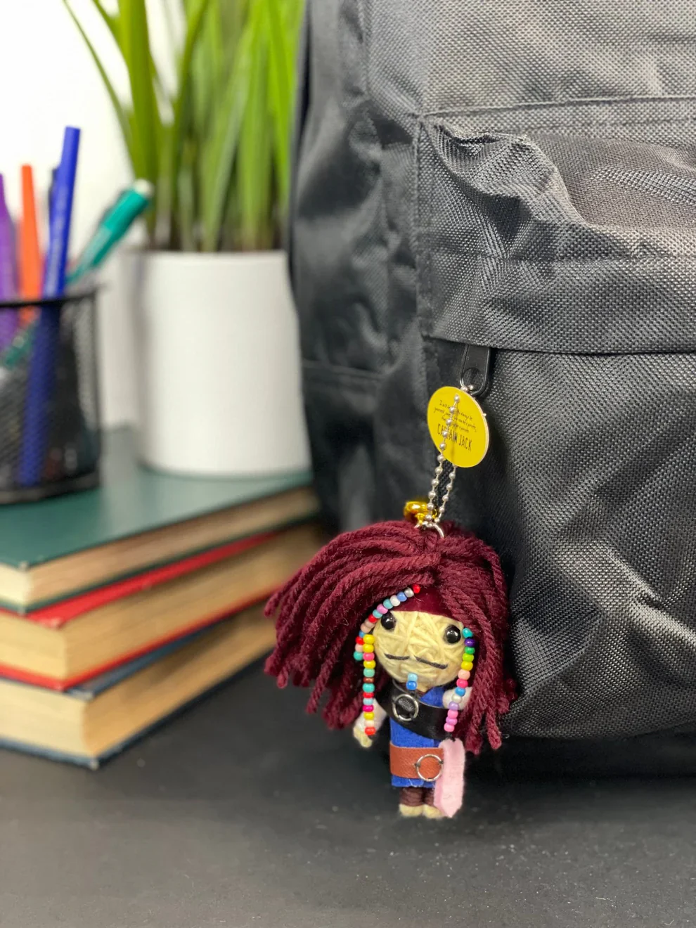 Watchover Voodoo Doll Handcrafted Keychain With Special Message – Captain Jack - Image 3