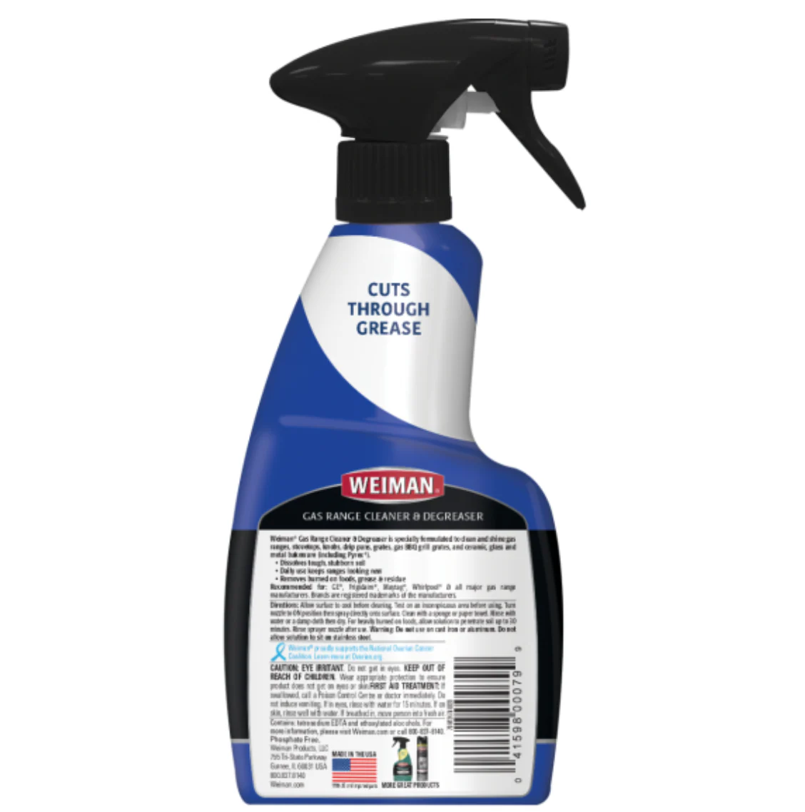 Weiman Gas Range Cleaner and Degreaser - 12 oz - Image 2