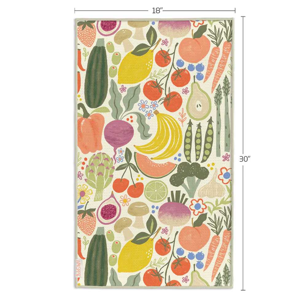 Werkshoppe Microfiber Double Sided Kitchen Towel – Farm Stand - Image 3