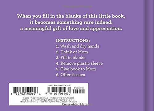 What I Love about Mom Fill in the Love Book - Image 2