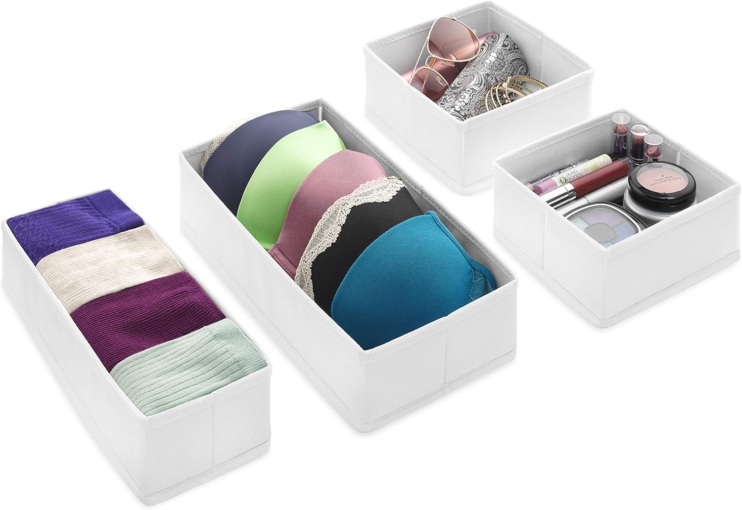 Whitmore Drawer Organizers – White – Set of 4 - Image 4