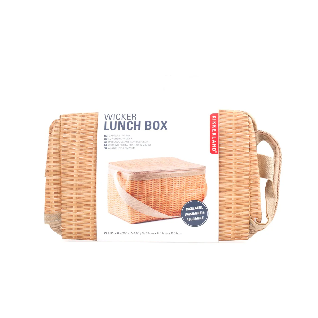 Wicker Lunch Box - Image 2
