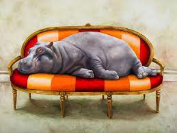 Wildlife At Leisure – Rhino And Friends Laminated Placemats – Set of 4 - Image 3