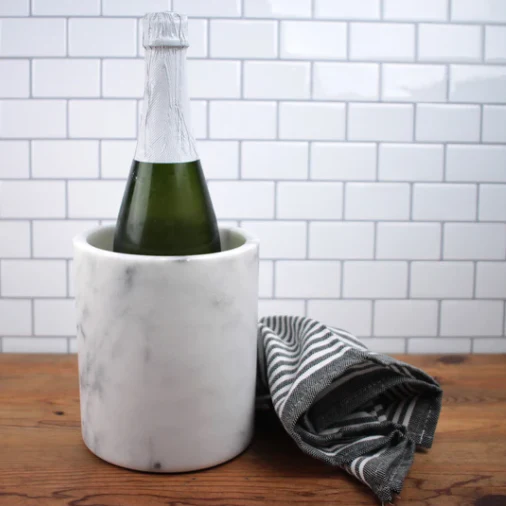 Wine Cooler and Tool Holder – White Marble - Image 2