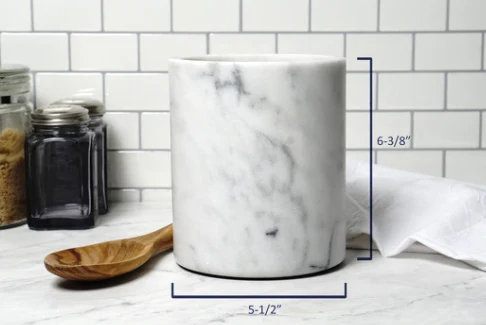 Wine Cooler and Tool Holder – White Marble - Image 4