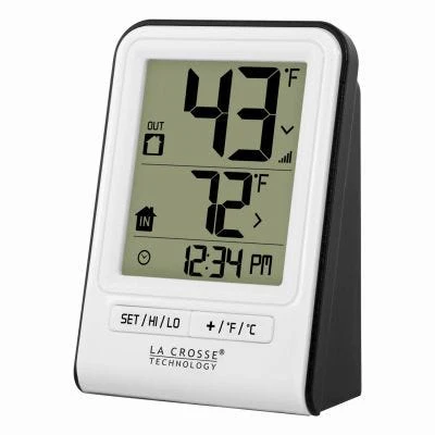Wireless Digital Indoor/Outdoor Thermometer β White