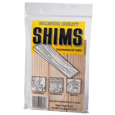 Wood Shims β 6" β Pack of 9