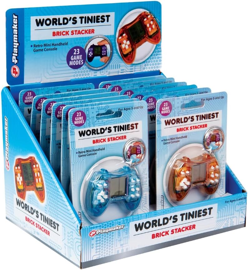 World's Tiniest Brick Stacker Retro Mini Handheld Game Console - Image 5