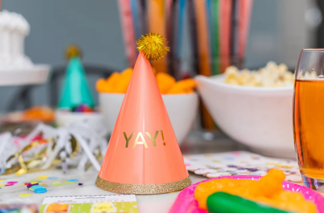 "Yay" Party Hats – Set of 6 - Image 4