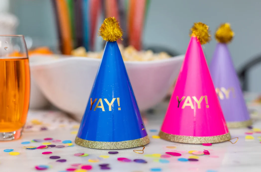 "Yay" Party Hats – Set of 6 - Image 6