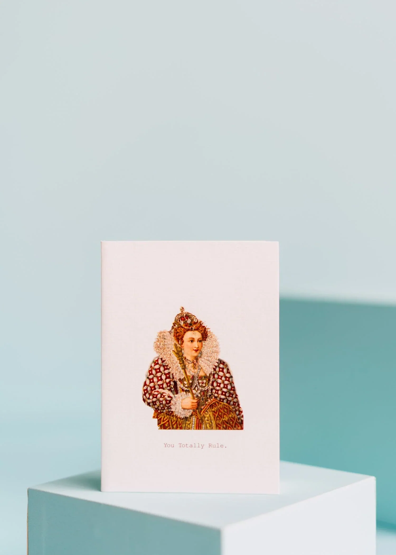 You Totally Rule Glitter Greeting Card – 3.5" x 5" - Image 2