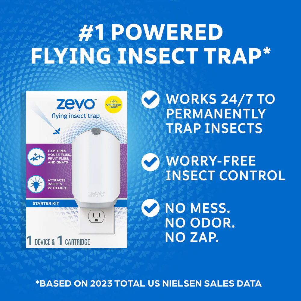 Zevo Refills – Flying Insect Trap Refill Cartridges (4-Pack) - Image 2