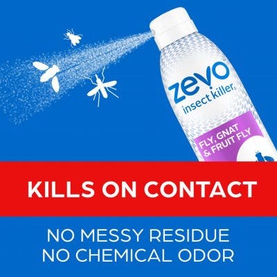 Zevo Instant Action Flying Insect Killer โ For Fly Gnat & Fruit Fly โ 10 oz. - Image 2