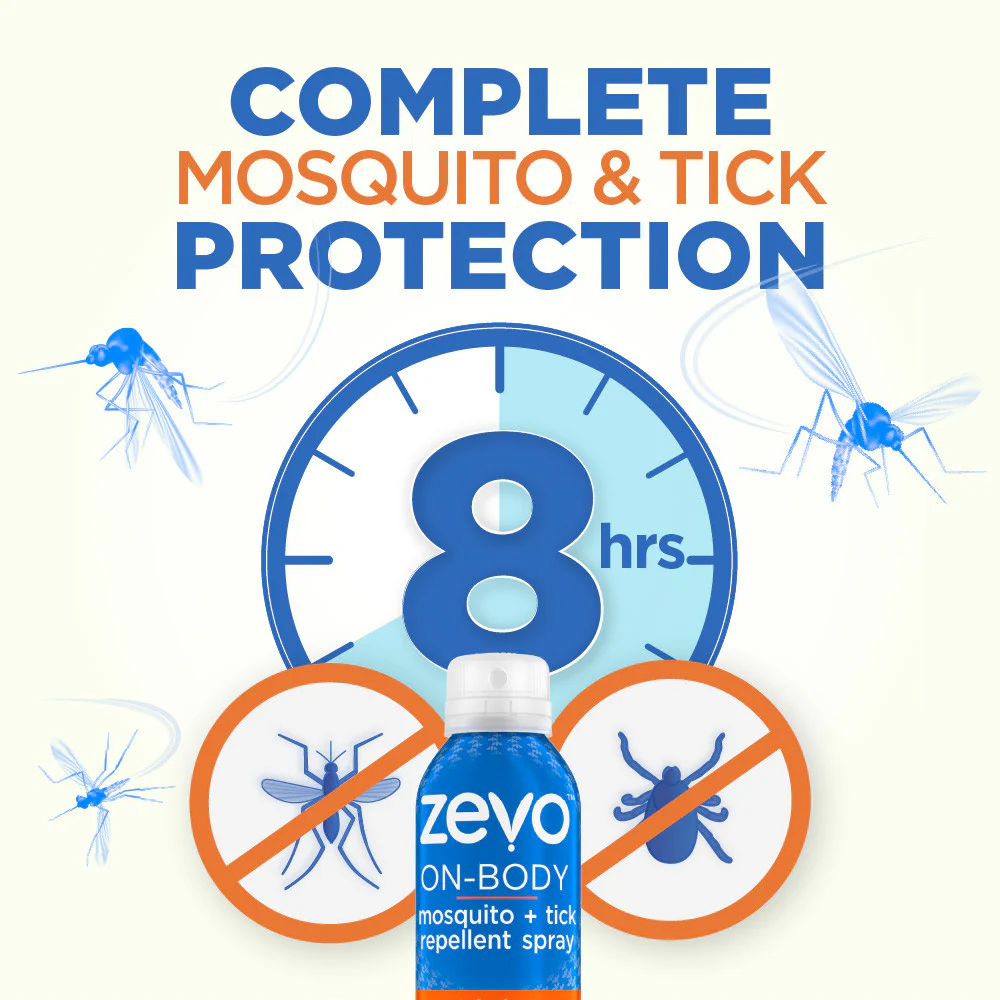 Zevo On-Body Mosquito and Tick Repellent Aerosol Spray β 6 oz - Image 3