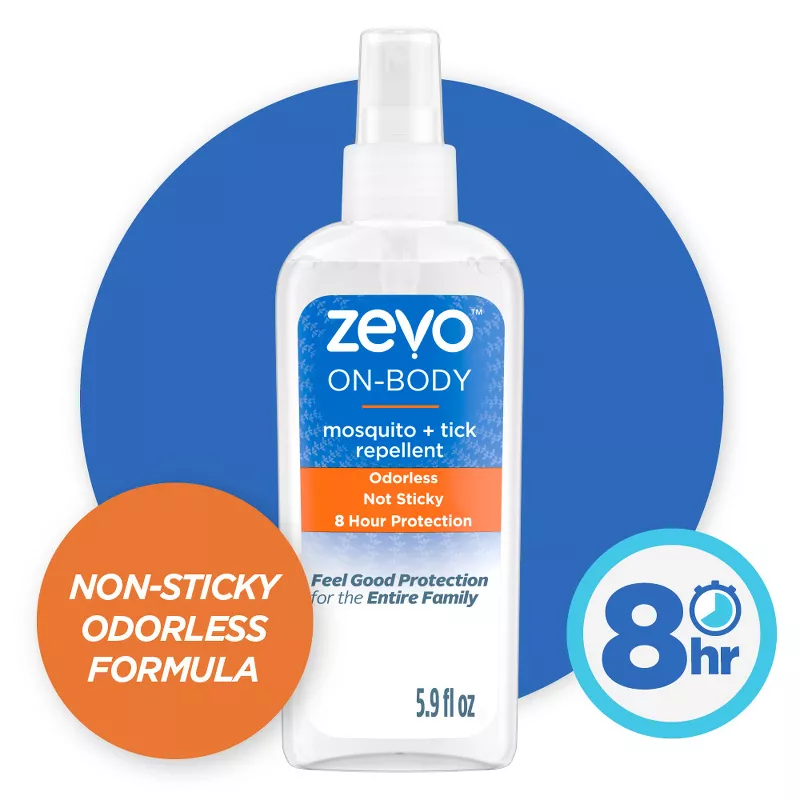 Zevo On-Body Mosquito and Tick Repellent Pump Spray – 5.9oz - Image 3