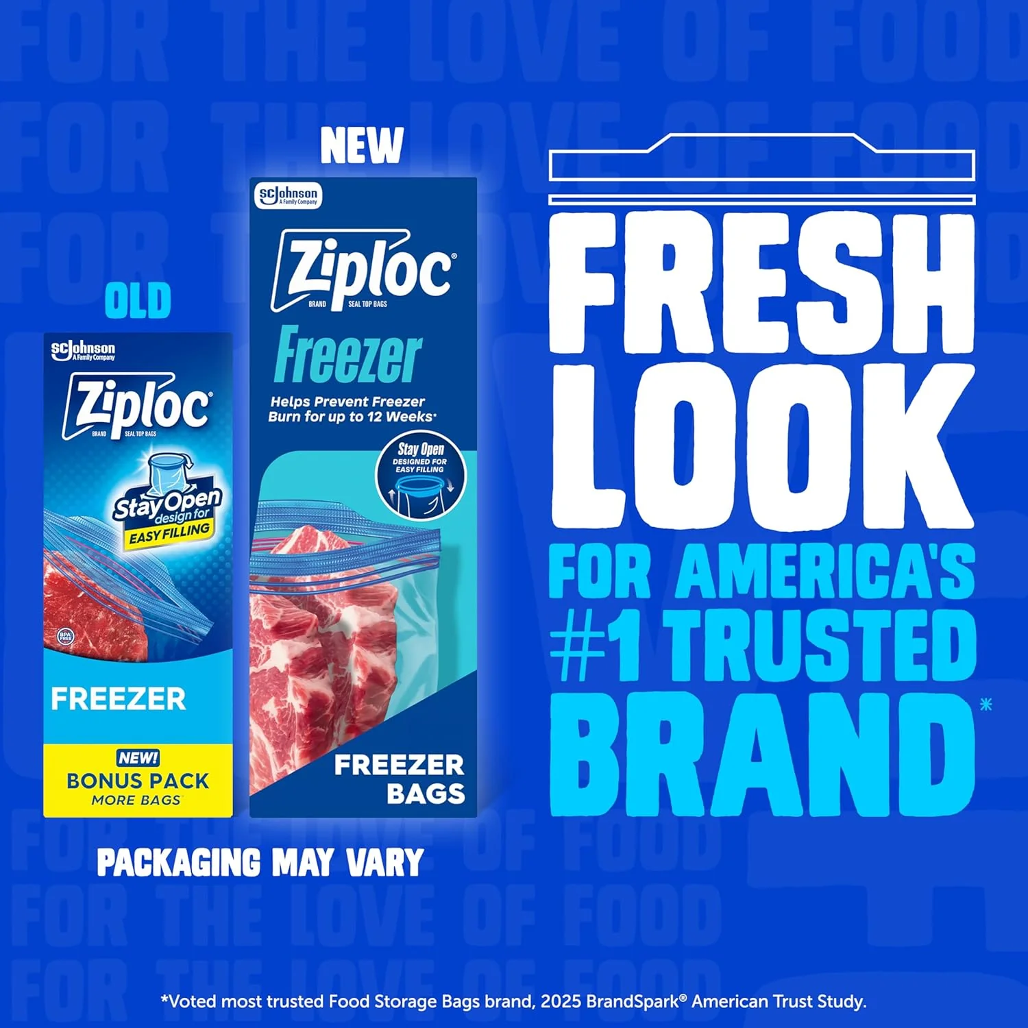 Ziploc Freezer Bags Bonus Pack Gripper Zipper & Write-on Label – Gallon – 16-Ct. - Image 4
