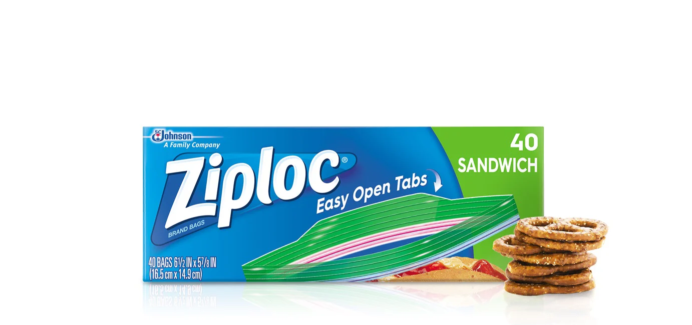 Ziploc Sandwich Bags, 40 Count - Image 2
