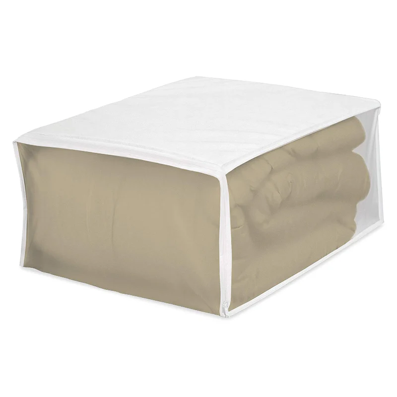 Zippered Plastic Blanket Storage Bag