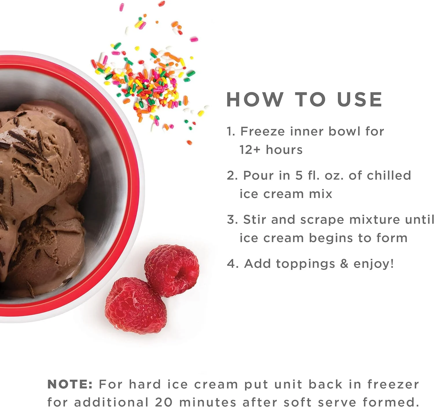 Zoku Ice Cream Maker – Red - Image 3