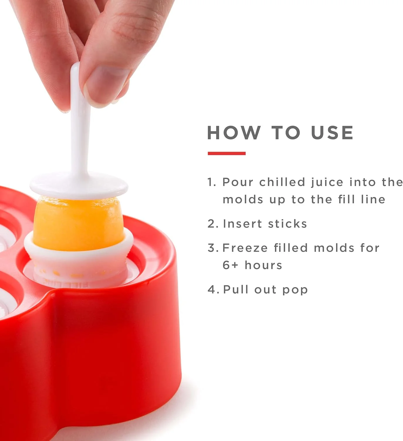 Zoku Mini Pop Molds Makes 9 Miniature Popsicles - Image 4