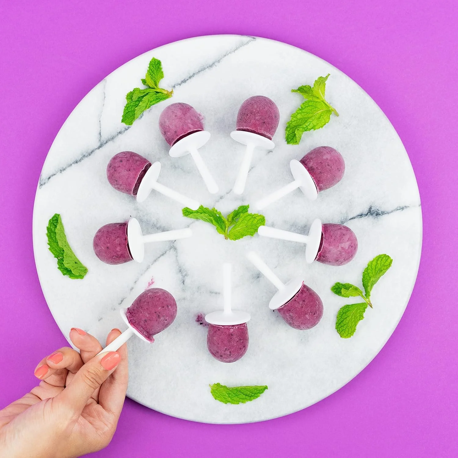 Zoku Mini Pop Molds Makes 9 Miniature Popsicles - Image 5