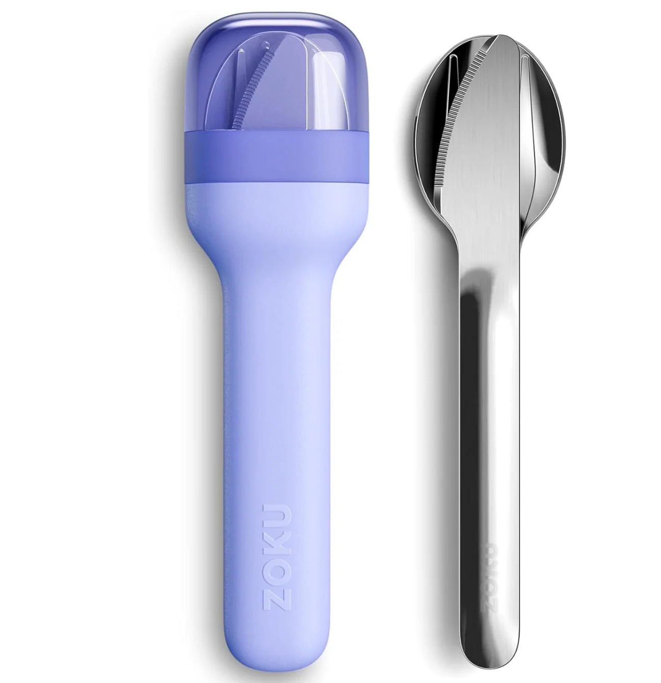 Zoku Pocket Stainless Steel 3pc. Utensil Set – Blue